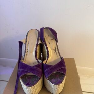 Wedges purple 10 size